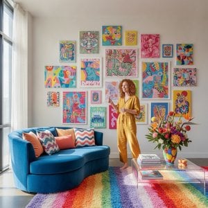 Color & Joy: A Trend-Driven Guide to Infusing Your Space with Vibrant, Playful Art