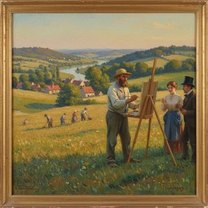 の複製画をお求めください。 The Louvre and the Seine from the Pont