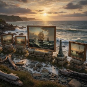 Coastal Masterpieces: Curating the Serenity of Sea and Shore through Timeless Maritime Art