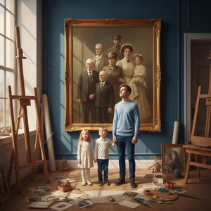 From Scattered Memories to Timeless Masterpieces: Transform Your Family Photos into Bespoke Oil Paintings with WahooArt
