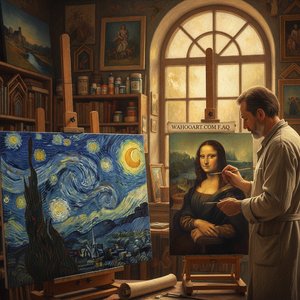 WahooArt.com F.A.Q.: Why Our Handmade Oil Reproductions Are Museum-Quality Masterpieces