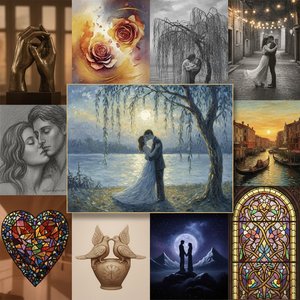 10 Breathtaking Artworks That Capture a Romantic Vibe