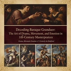 Decoding Baroque Grandeur: The Drama, Chiaroscuro, and Emotional Intensity of 17th-Century Masterpieces