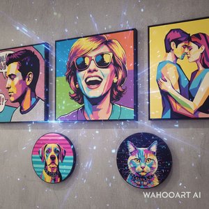 From Selfie to Street Art: Transform Your Photos into Iconic Pop Art Masterpieces with WahooArt AI