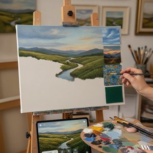 WahooArt.com F.A.Q.: Bespoke Background Customization for Your Masterpiece
