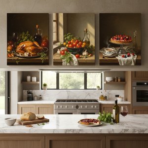 The Art of Living: Transforming Kitchen Memories into Bespoke Oil Masterpieces with WahooArt
