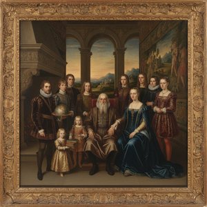 The Legacy Portrait: Immortalize Your Family Heritage in the Timeless Grandeur of Renaissance Masterpiece Oil Paintings