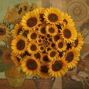 Golden Radiance: A Curated Journey Through History's Most Iconic Sunflower Masterpieces