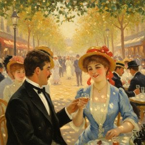 Compre uma reprodução de Man and woman 1 - Pablo Picasso