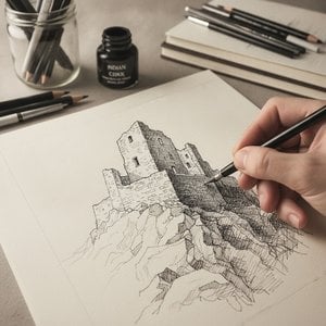 The Art of the Line: Mastering Hatching and Cross-Hatching to Create Depth and Dimension