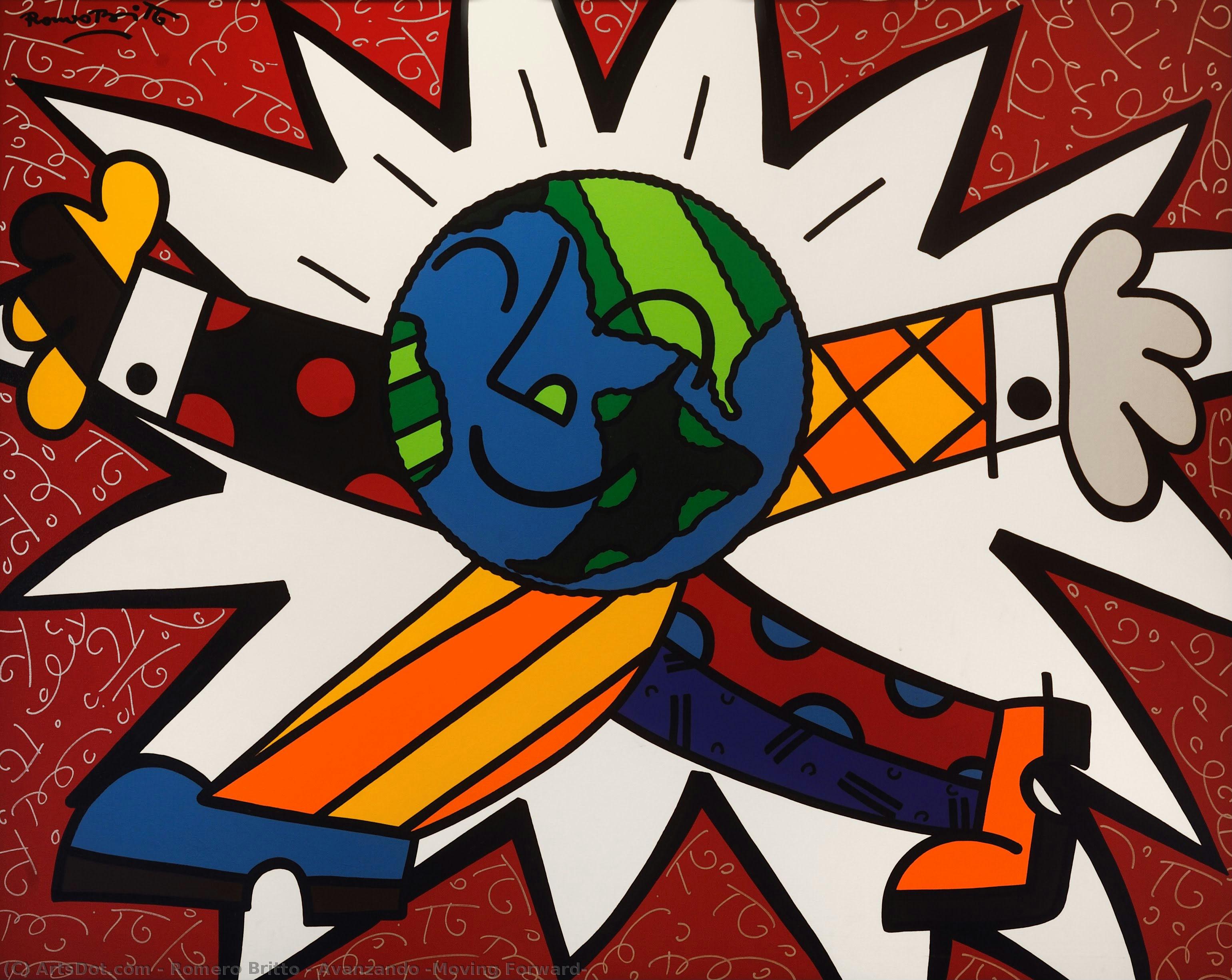 Avanzando (moving Forward) — Romero Britto