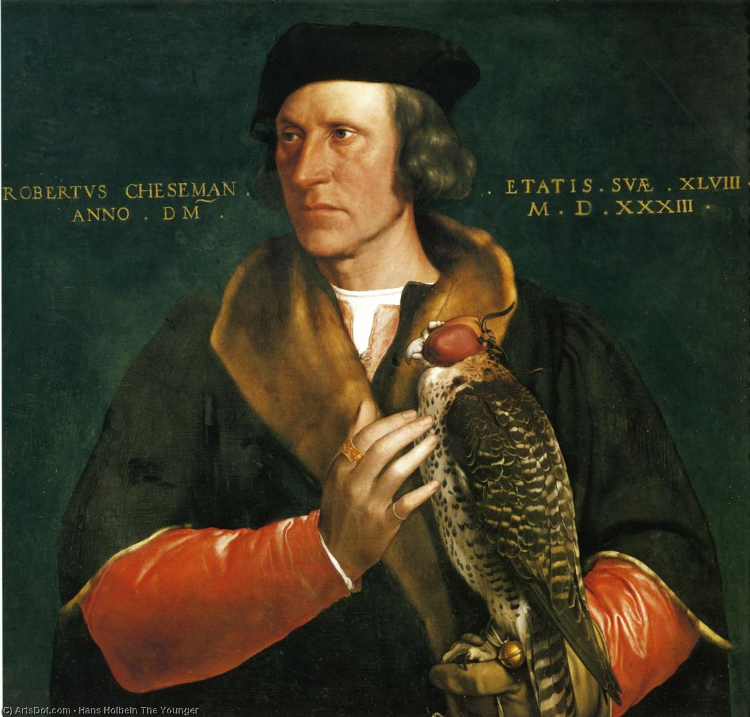 Portrait Von Robert Cheseman — Hans Holbein Der Jüngere