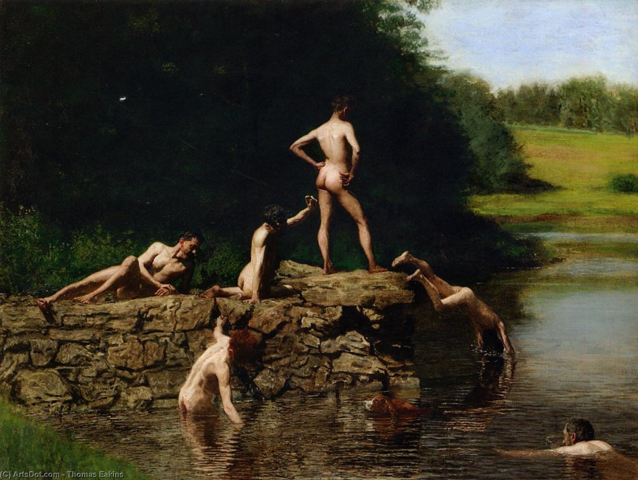 Swimming — Thomas Eakins