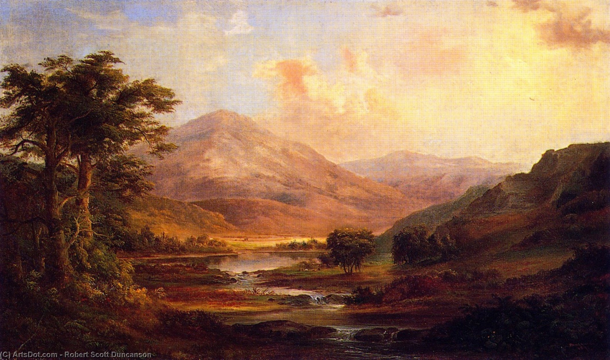 Scotch Landscape — Duncanson Robert Seldon