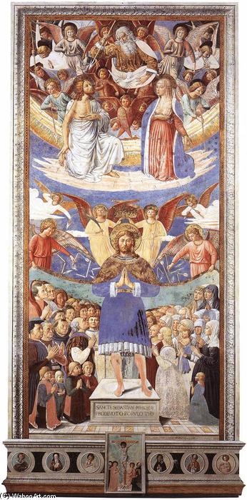 St Sebastian Intercessor — 베노초 고촐리