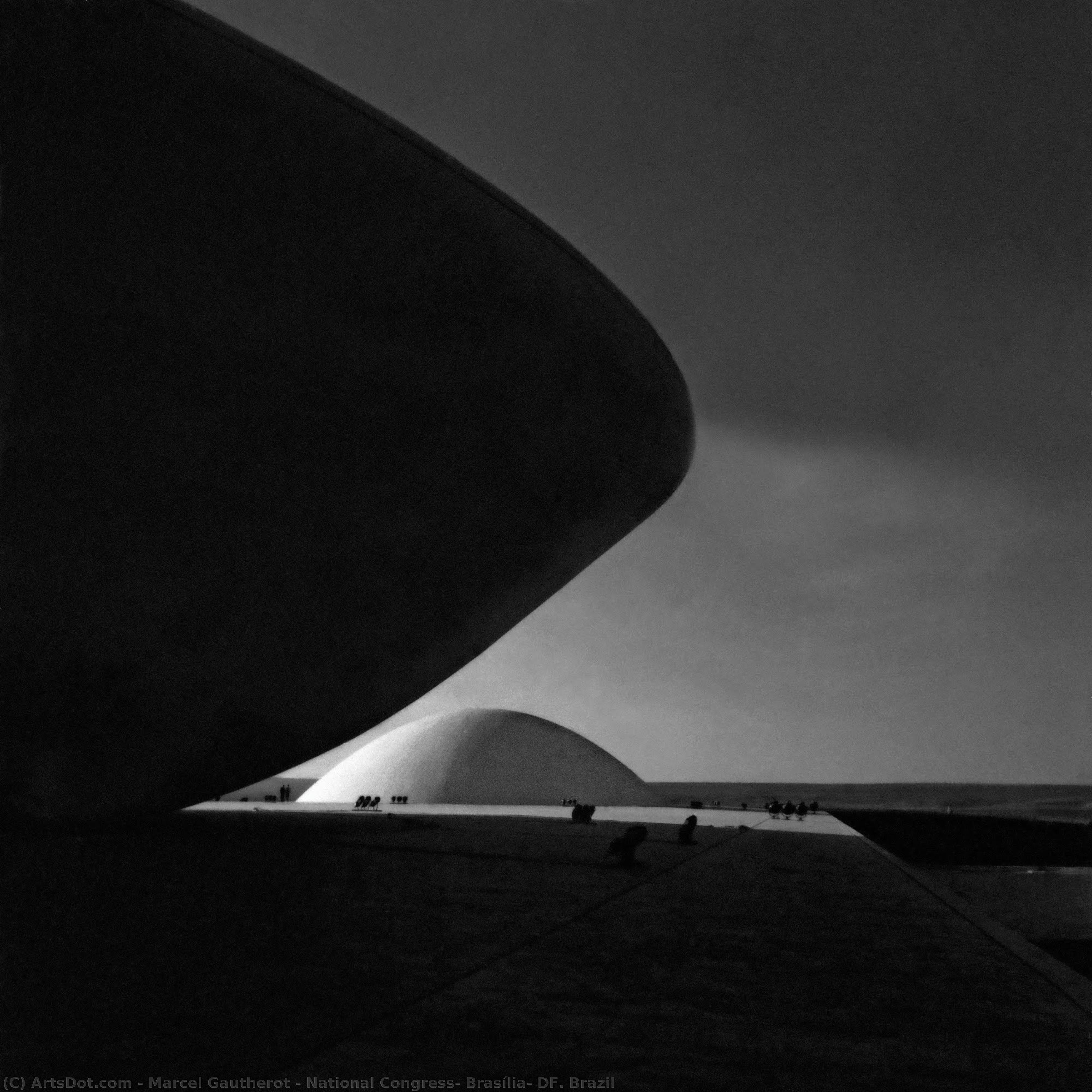 Congresso Nazionale, Brasília Df. Brasile — Marcel Gautherot