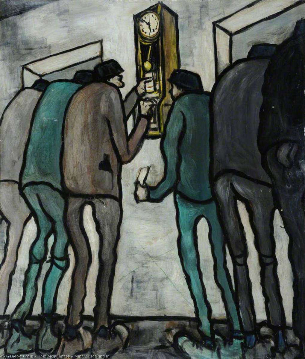 Miners Clocking In — Tom Mcguinness
