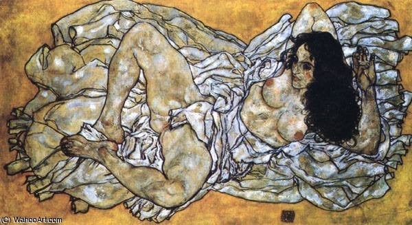 Reclining Formal Nude — Егон Шиле