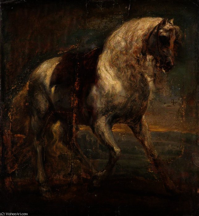 A Grey Horse — Antonin Van Dyck