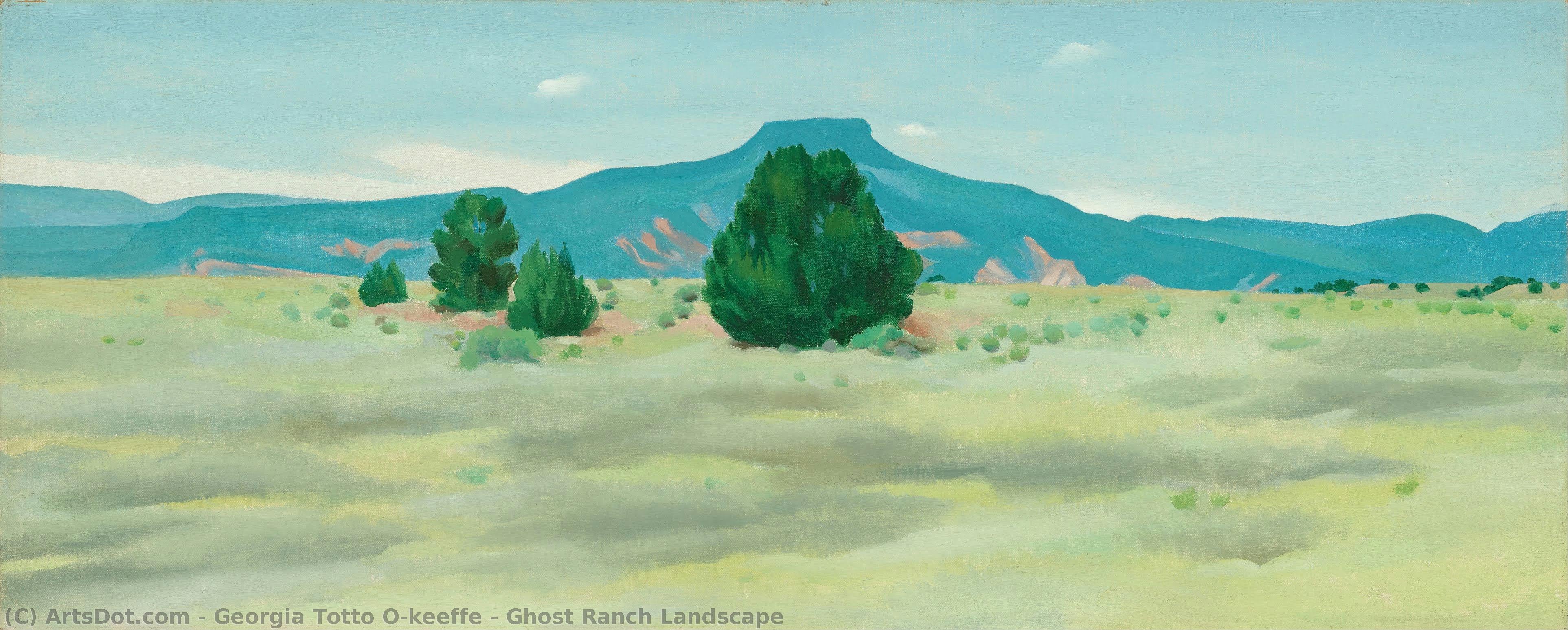Ghost Ranch Landscape — Georgia O'keeffe
