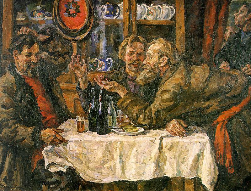 Novgorodians — Pyotr Končalovský