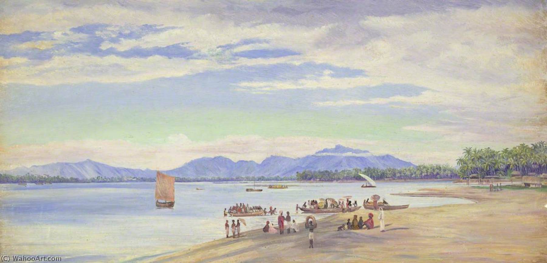 'beypore, India' — Marianne North