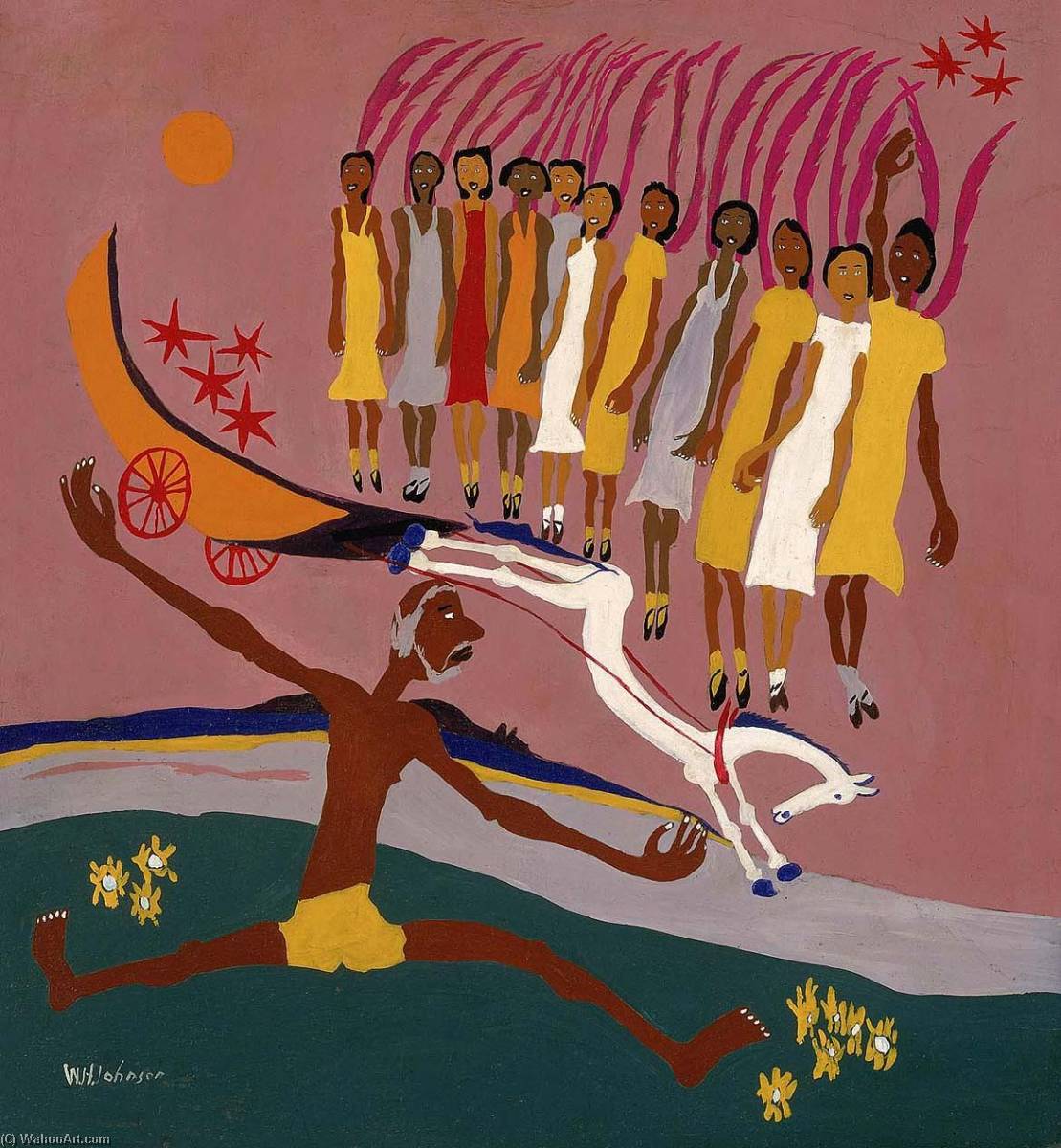 Swing Low, Sweet Chariot — William H. Johnson