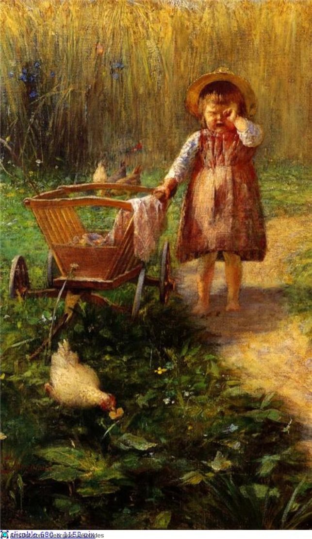 Child With Cart — Georgios Jakobides