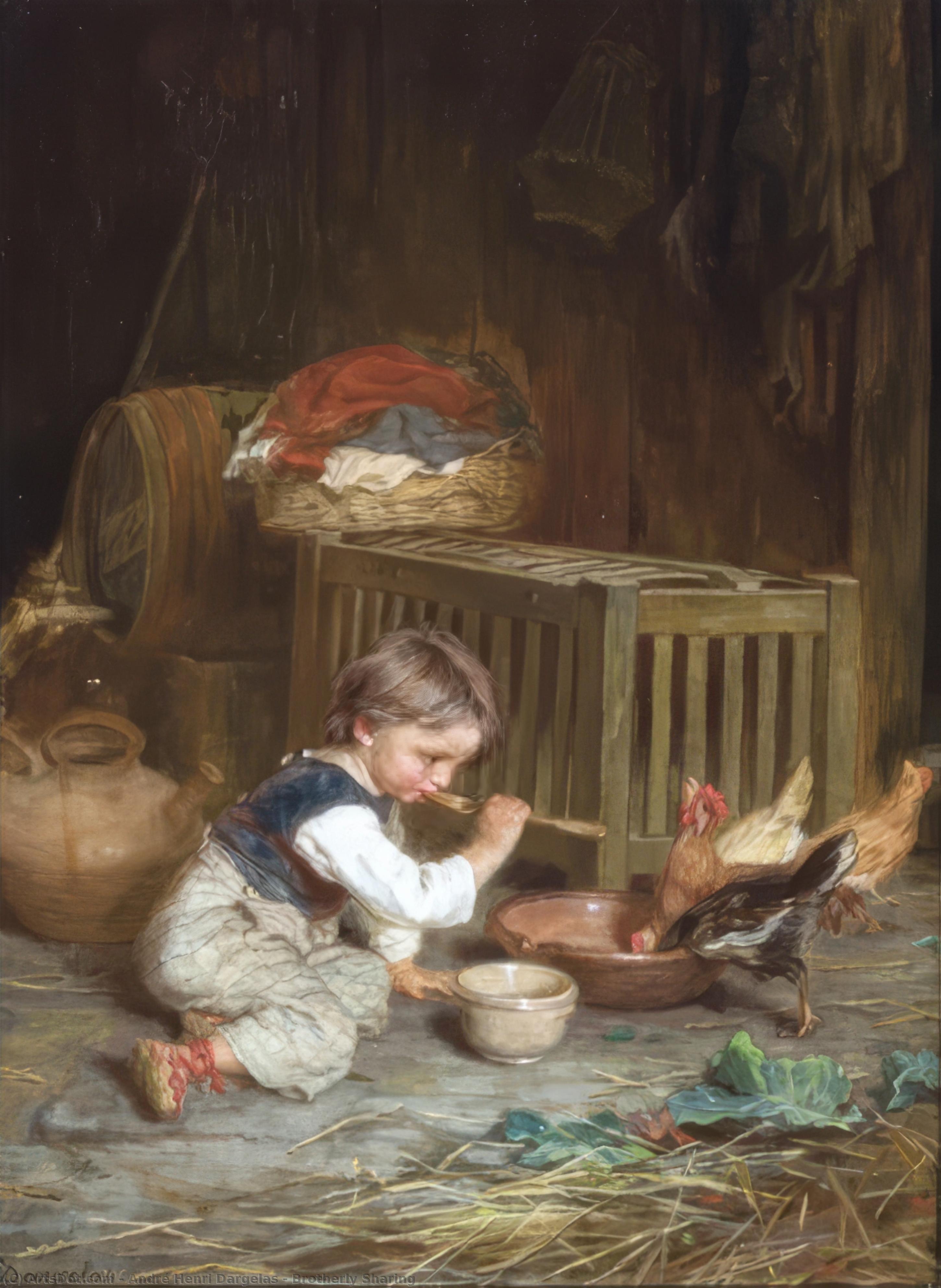 Brotherly Sharing — André Henri Dargelas