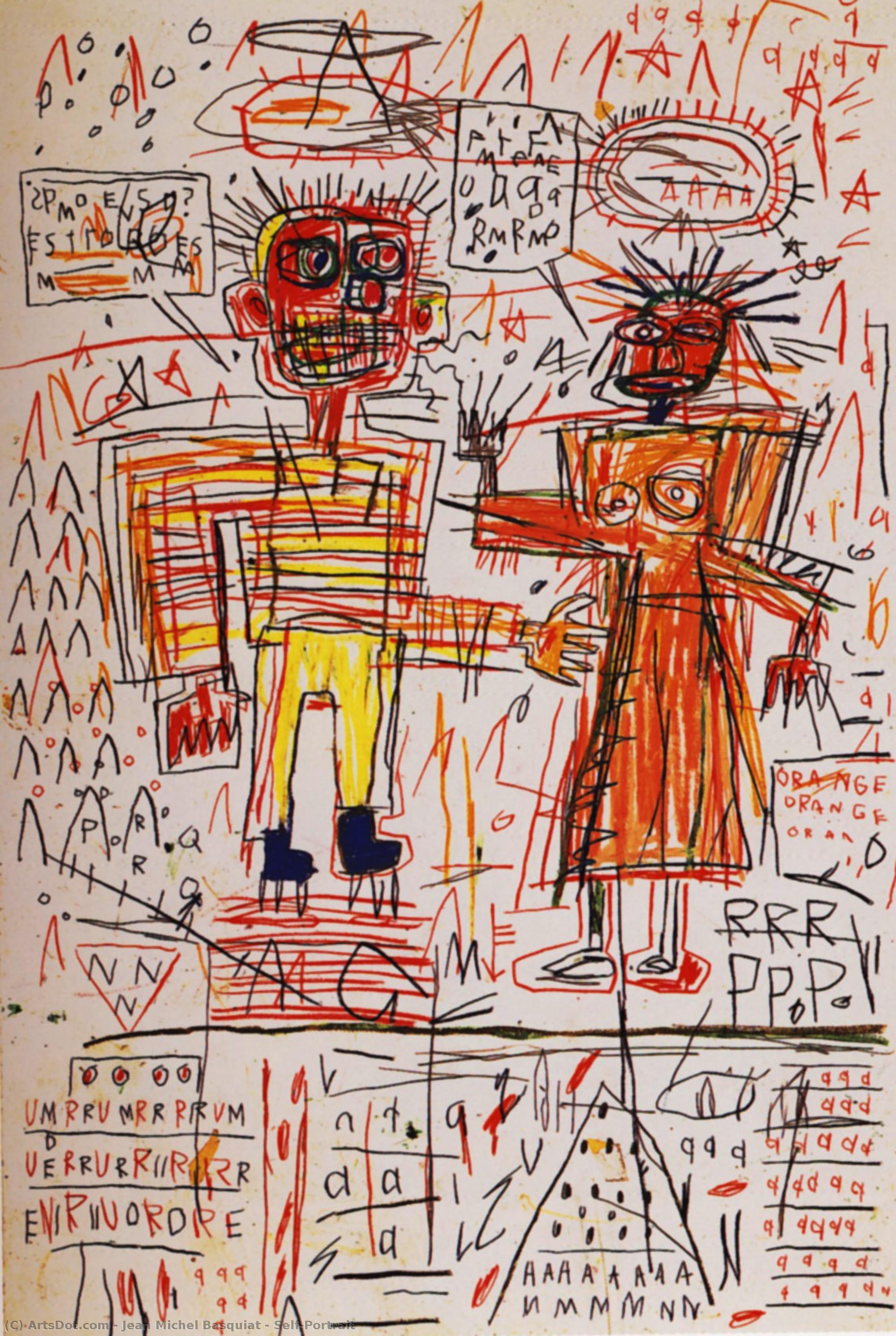 Self-portrait — Jean Michel Basquiat