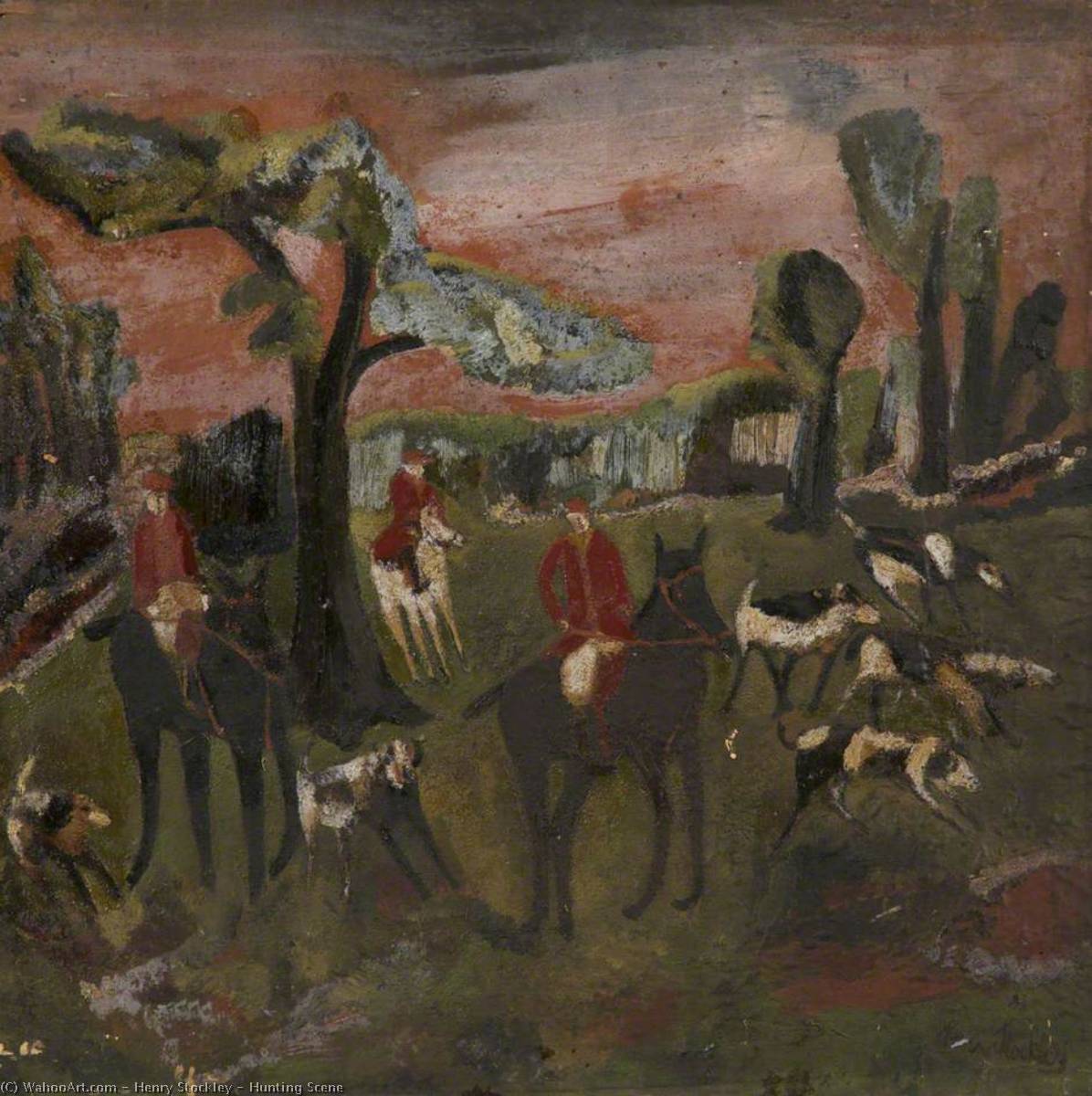 Hunting Scene — Henry Stockley