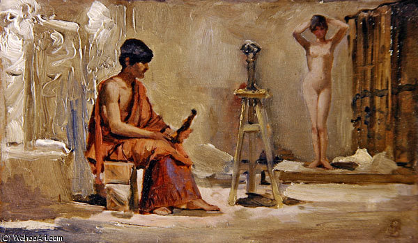 The Artists Model — Edwin Longsden Long