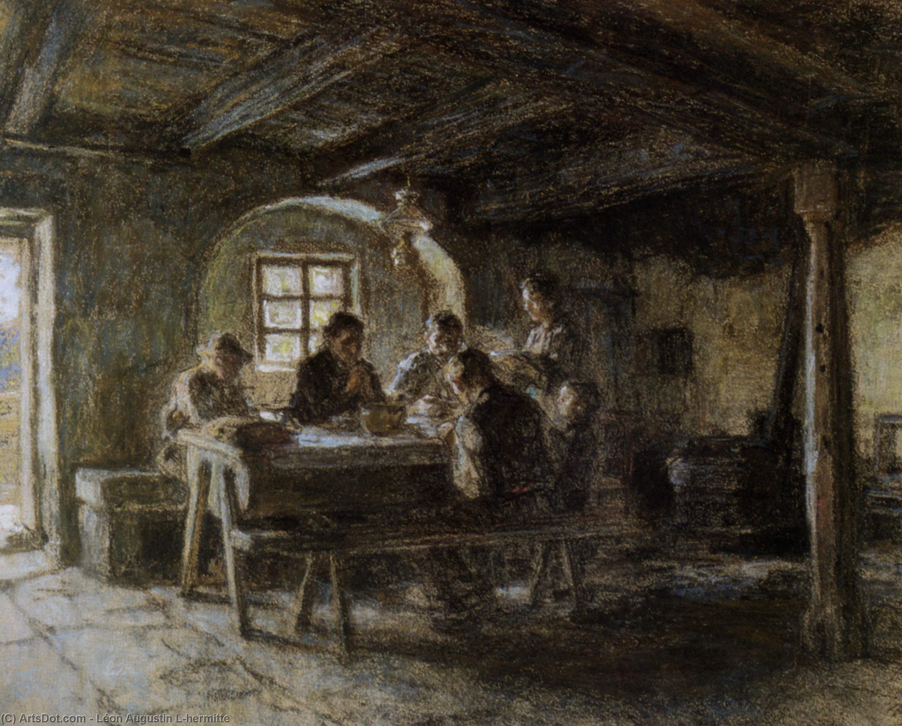 The Meal — Léon Augustin Lhermitte