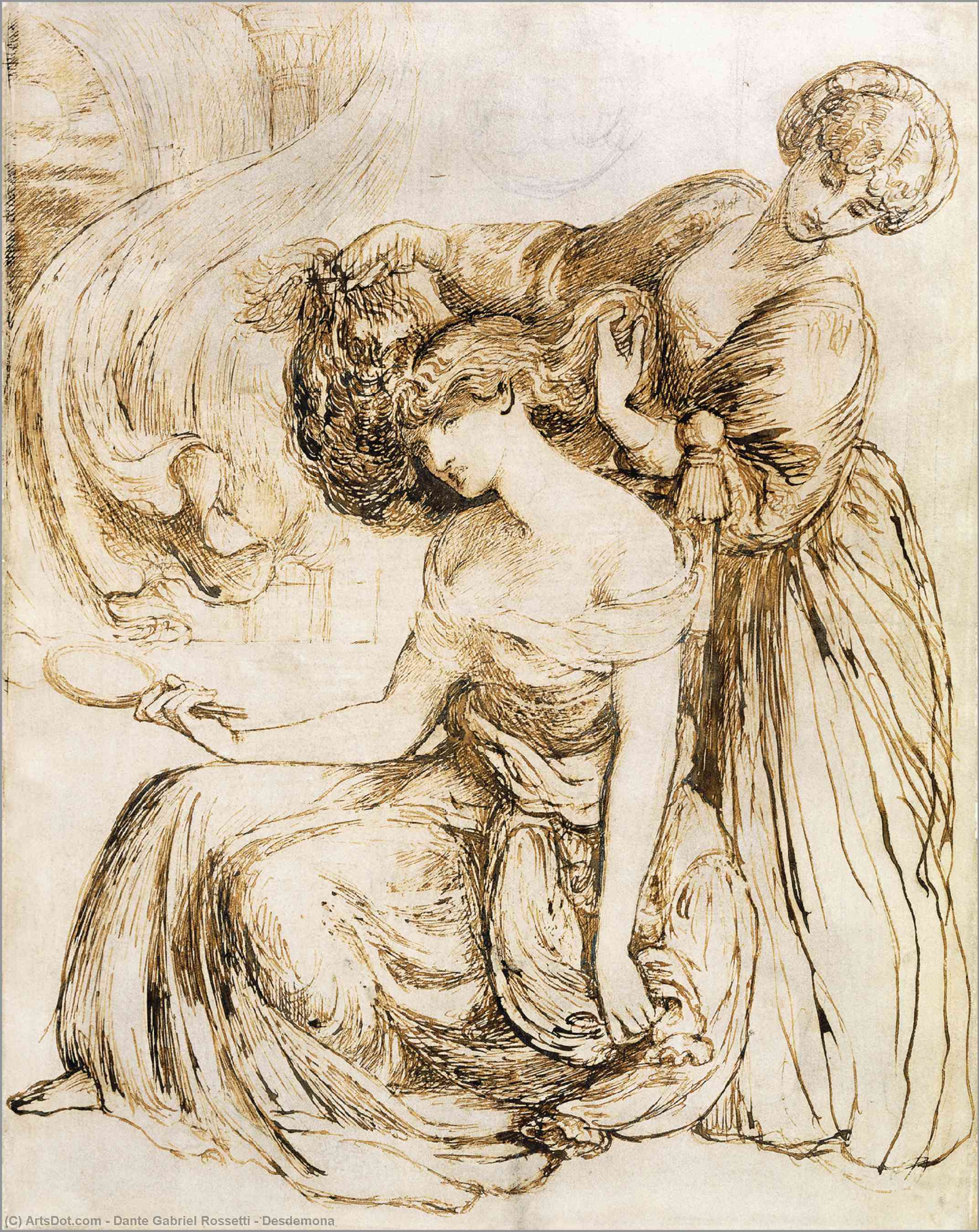 Desdemona — Dante Gabriel Rossetti