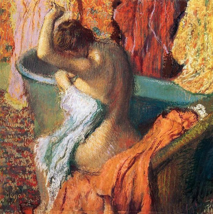 Bañera Sentada — Hilaire-germain-edgar Degas