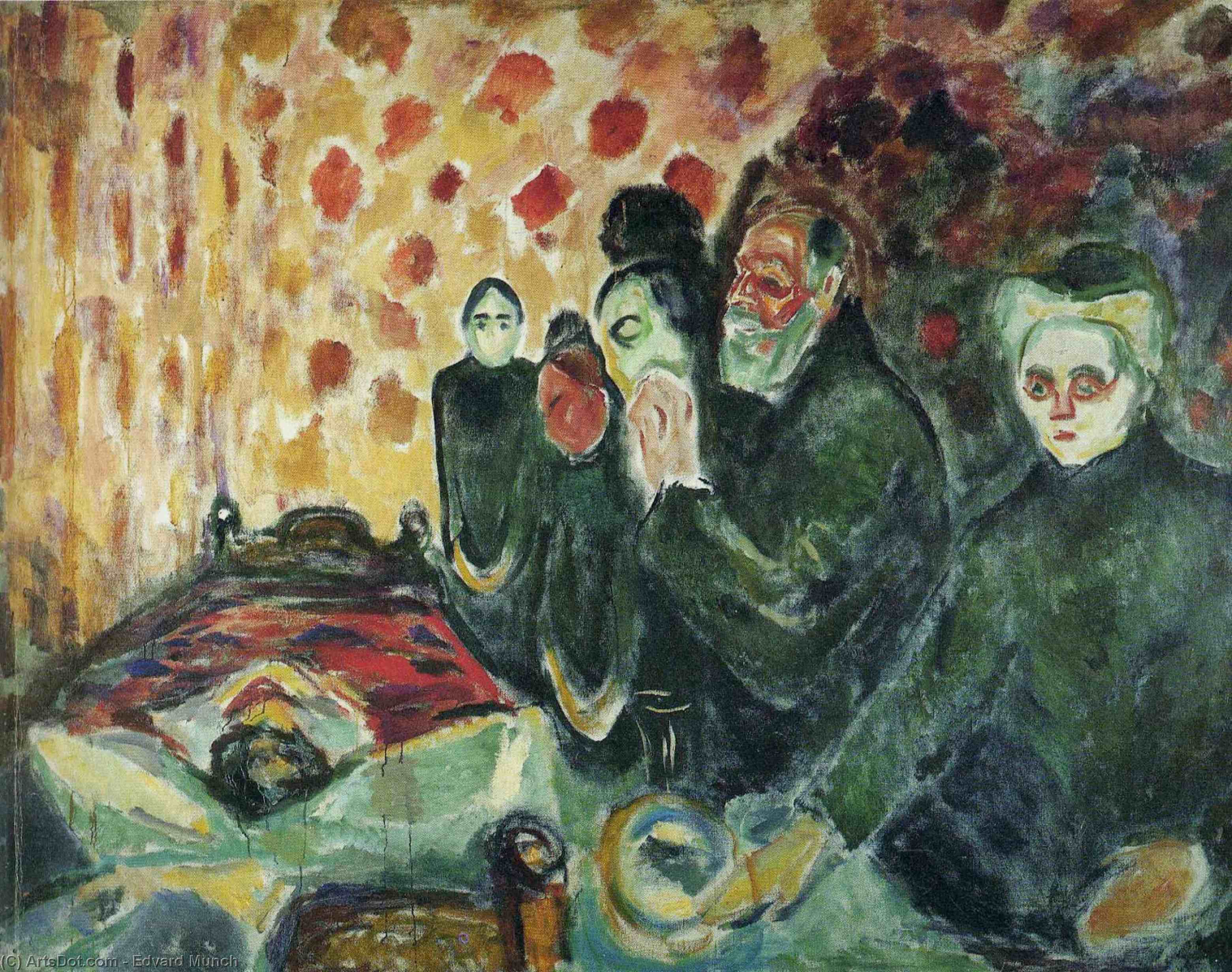 Explore Edvard Munch’s ‘near The Bed Of Death,’ A Haunting Expressionist Masterpiece. Discover Its Raw Emotion, Symbolic Depth & Unique Impasto Technique – Perfect For Discerning Collectors. Near The Bed Of Death (fever) Artworks_database /en/art/edvar — 에드바르 뭉크