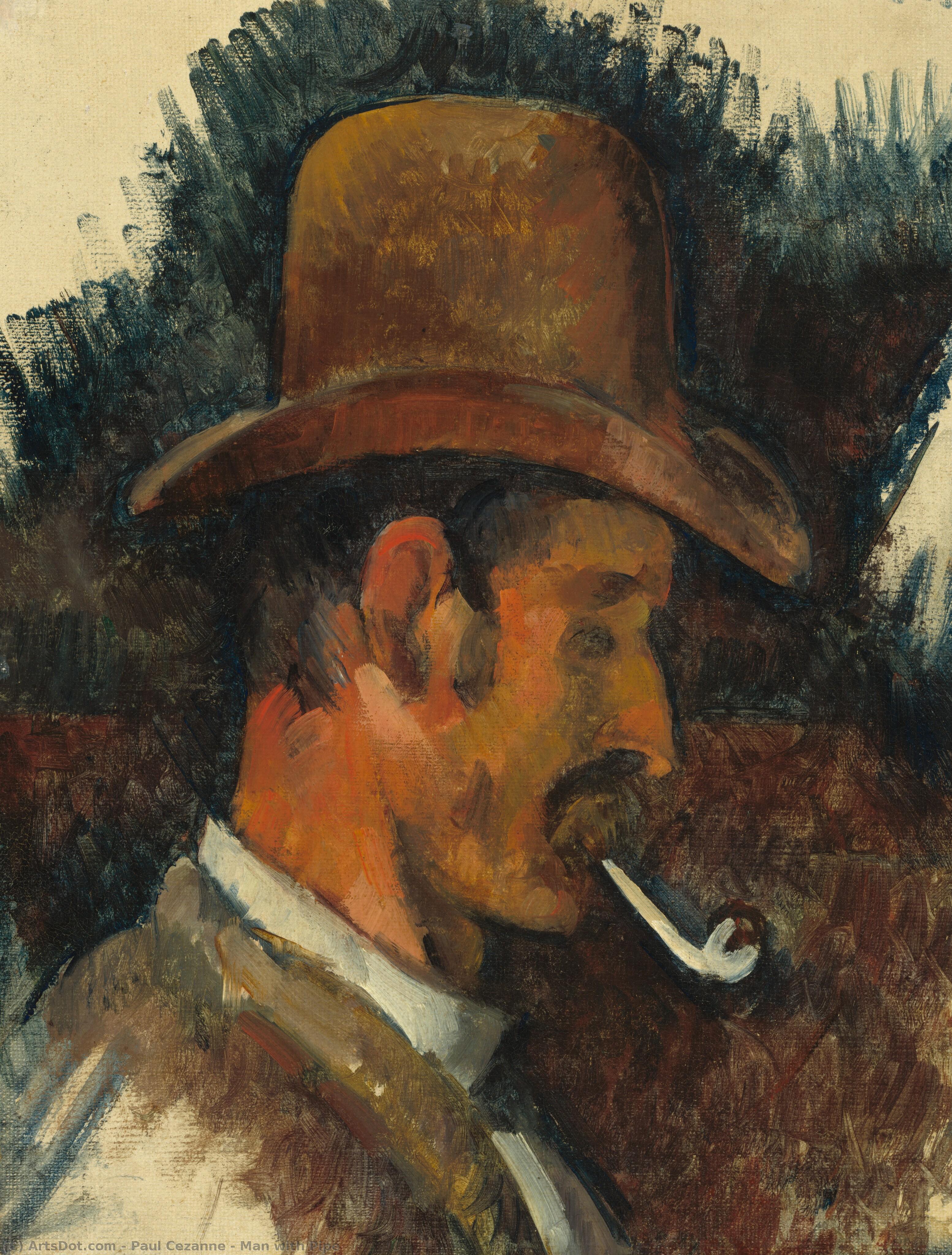 Der Mann Mit Dem Pfeife — Paul Cézanne