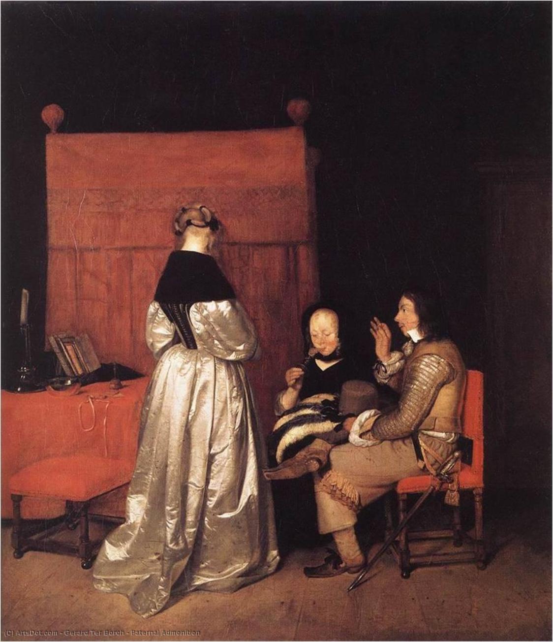 Paternal Admonition — Gerard Ter Borch