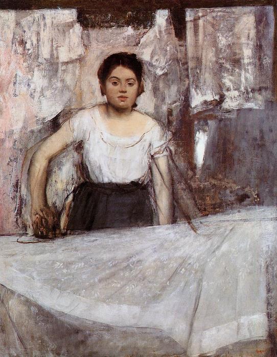 Bügelnde Frau — Hilaire-germain-edgar Degas