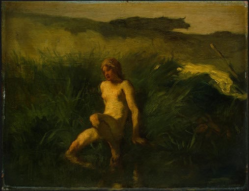 The Bather — Jean-françois Millet