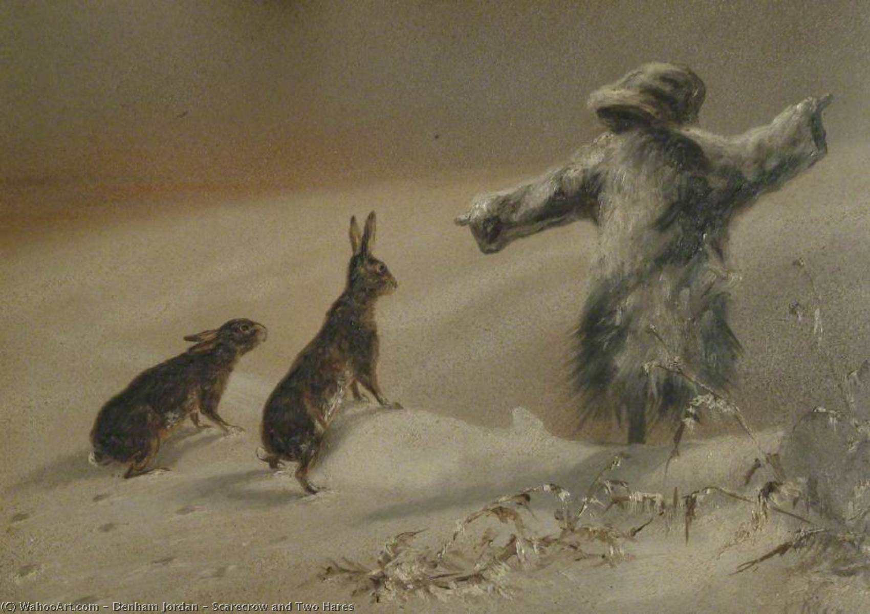 Scarecrow And Two Hares — Denham Jordan