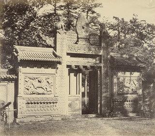 Exterior Of The Tomb At The Depot Near Pekin, October 1860 — Felice Beato