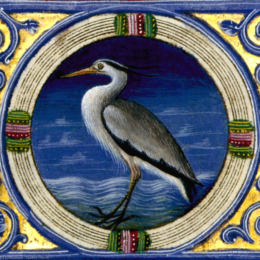 Illumination On Parchment Biblioteca Estense — Taddeo Crivelli