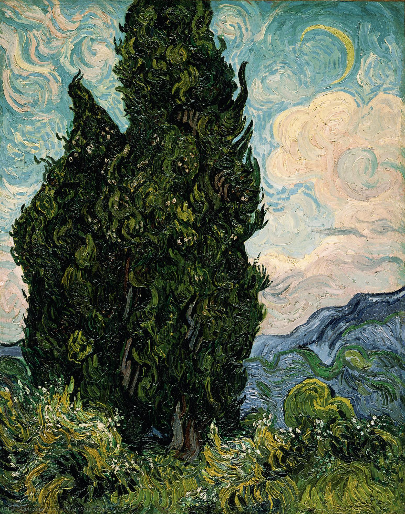 Cypresser — Vincent Willem Van Gogh