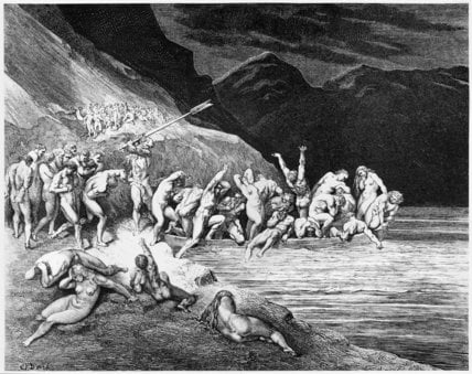 Charon — Gustáv Doré