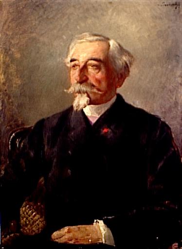 Portrait D'homme Âgé Bildnis Eugène Picard (1823 1893) (titre Attribué) — Lothar Von Seebach