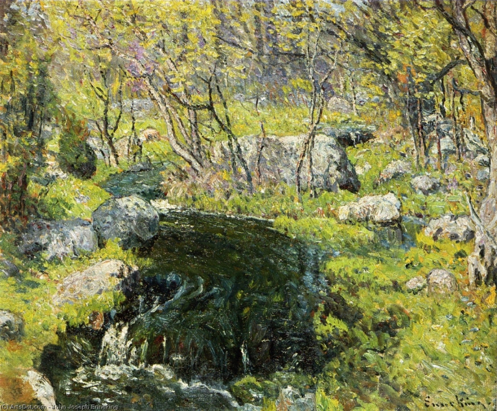 Stream In Spring — John Joseph Enneking