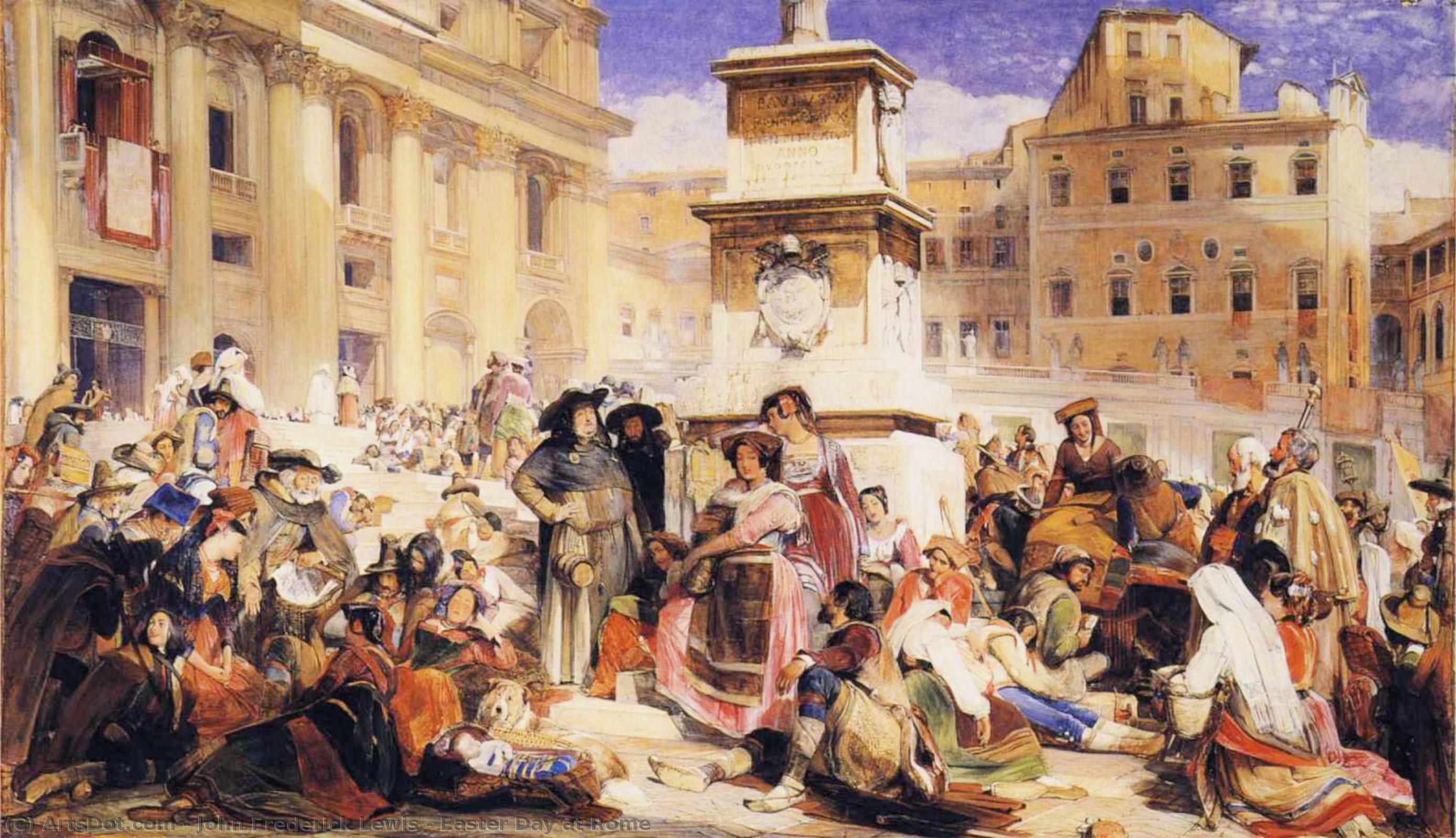 Easter Day At Rome — John Frederick Lewis