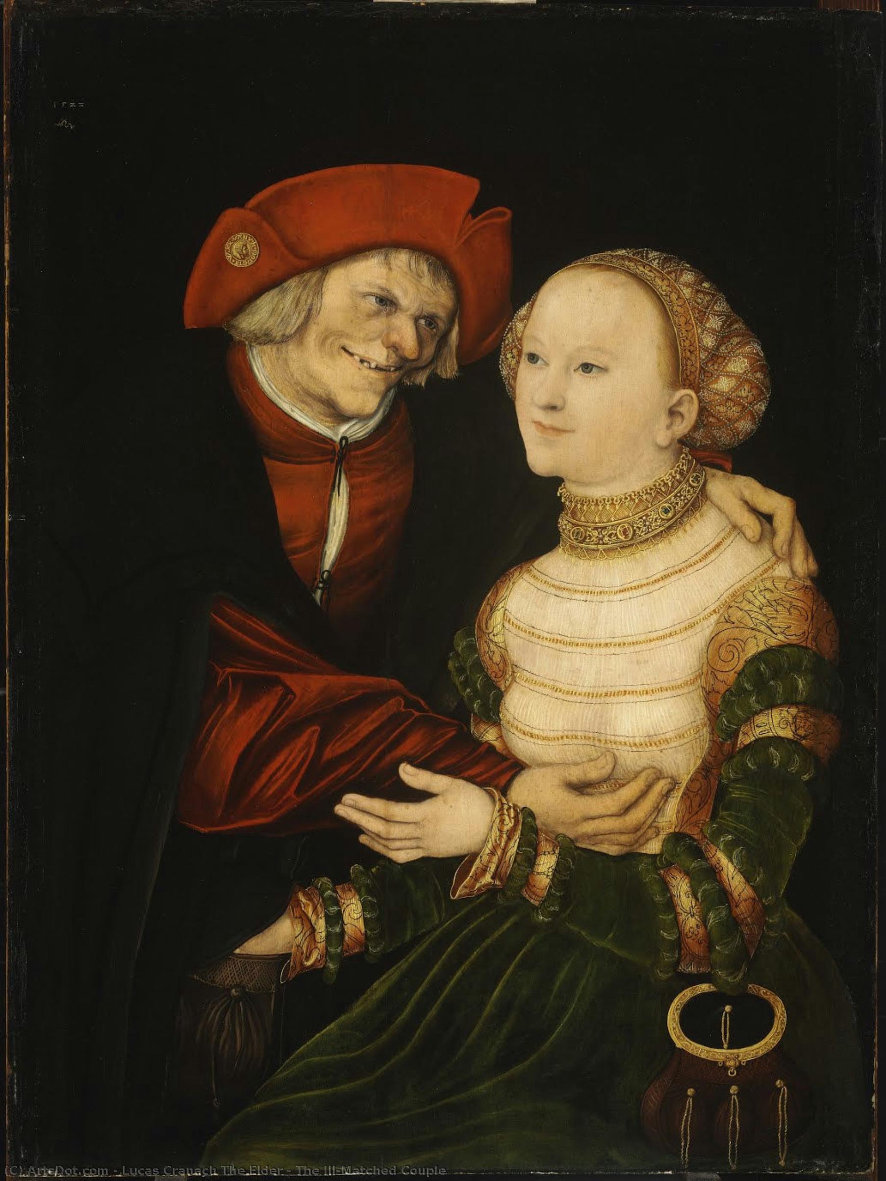 The Ill-matched Couple — Lucas Cranach The Elder