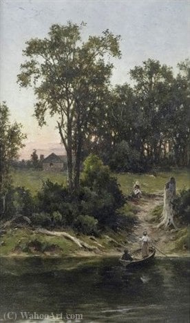 On The Upper Yarra River — Henry James Johnstone